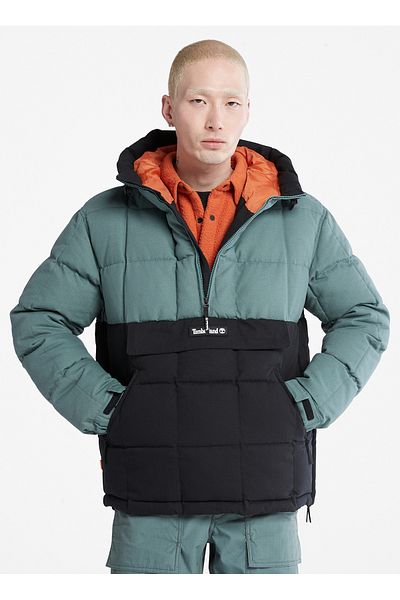 Timberland Men's Green Hooded Jacket - Tb0A5Vchda91Pu Puffer Anorak