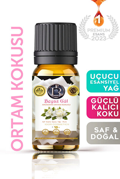 IDOR COSMETICS Beyaz Gül Saf Esansiyel Uçucu Yağ Buhurdanlık Yağı Difüzör Esa...