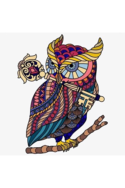 DESTİNA Destina Ahşap Mandala Boyama Seti