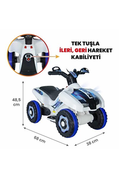 UJ Toys Kumandalı Akülü Araba 6 Volt 2-4 Yaş