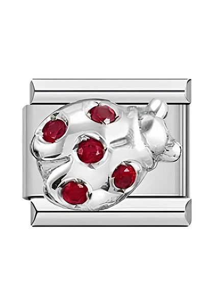 RoseCo00 Steel Italian Bracelet Charm