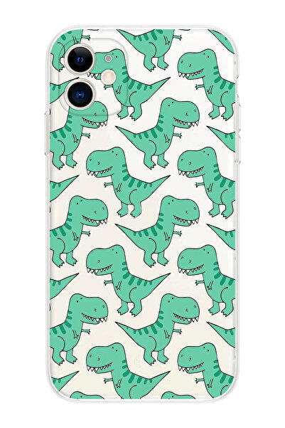 shoptocase حافظة هاتف آيفون 11 على شكل ديناصورات صغيرة