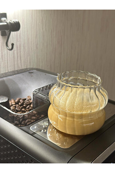 KÜÇÜK EW 2 Pieces Midi Scandinavian Style Heat Resistant Borosilicate Twist Style Glass | Coffee And Presentation Glass