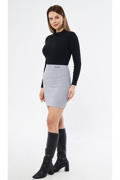 DryMod Fustă mini Tricotaj - imprimată
