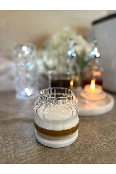 KÜÇÜK EW 2 Pieces Midi Scandinavian Style Heat Resistant Borosilicate Twist Style Glass | Coffee And Presentation Glass