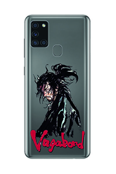 Magic Ring Samsung Galaxy A21S Uyumlu Vagabond Anime Desenli Şeffaf Telefon K...