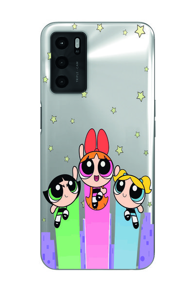 Magic Ring حافظة هاتف شفافة منقوشة متوافقة مع هاتف Powerpuff Girls من ممن لهم...