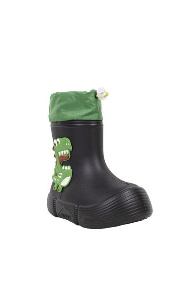 Sonimix Boy's Lightweight Dinosaur Print Rain & Snow Boots