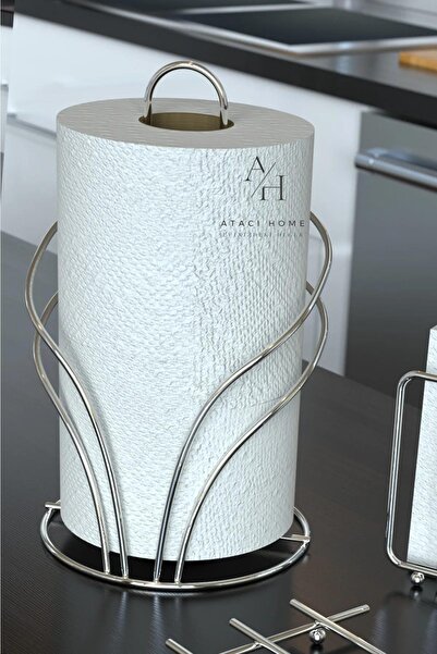 ATACI Swan Patterned Vertical Circle Stainless Full Steel Towel Holder KTkugu