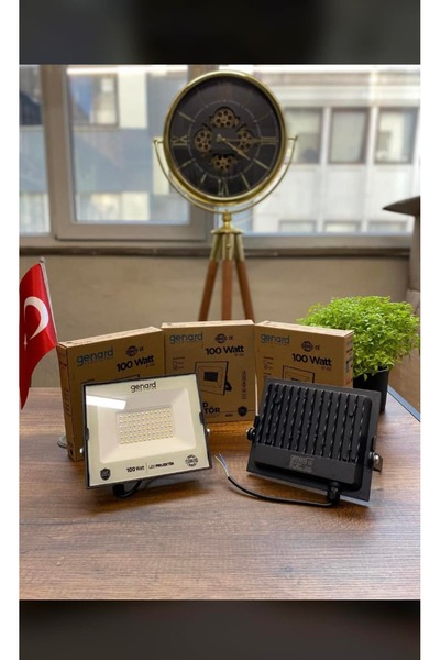 ZMR 100w Slım Led Projektör Ip65 (su Geçirmez) 6500k Beyaz Işık