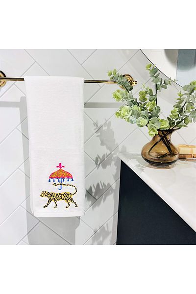 ge living Πετσέτα προσώπου με σχέδιο Leopard Series Safari (1 τεμάχιο)