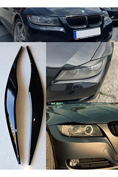 GCP German Car Parts BMW E90 Uyumlu Far Kaşı - Bmw E90 Aksesuar Trim Piano Black 316i 320i 320d