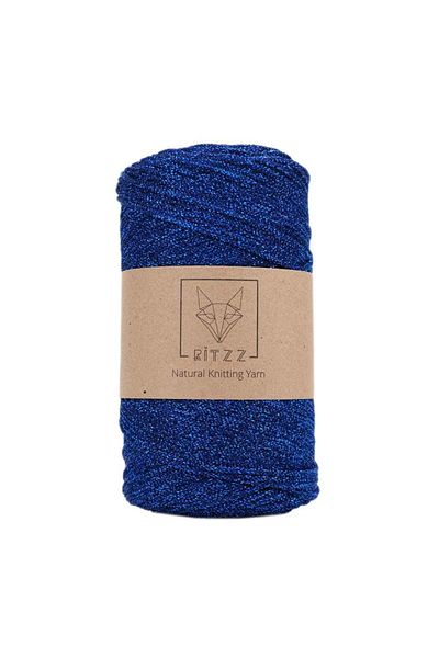 Ritzz Κορδόνι Macrame Glitter 2 MM Μπλε
