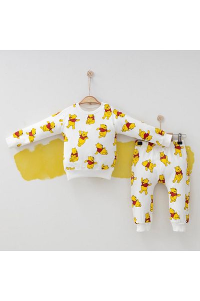 OTTO BABY 100% COTTON WINIE POOH PRINTED TRACKSUIT