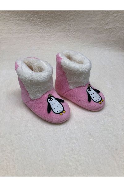 Esco Sesa Pink Penguin Model- Panduf- Home Boots- Girl- Αντιολισθητική σόλα