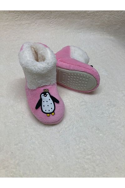 Esco Sesa Pink Penguin Model- Panduf- Home Boots- Girl- Αντιολισθητική σόλα
