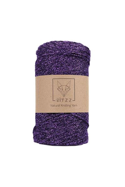 Ritzz Κορδόνι Macrame Glitter 2 MM Μωβ