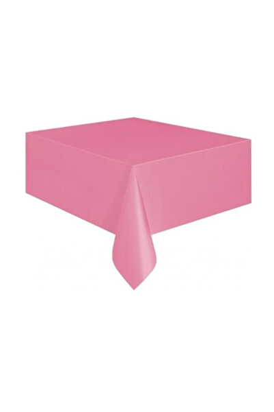 Yogi parti مفرش طاولة بلاستيك وردي 120*180 سم 1 قطعة