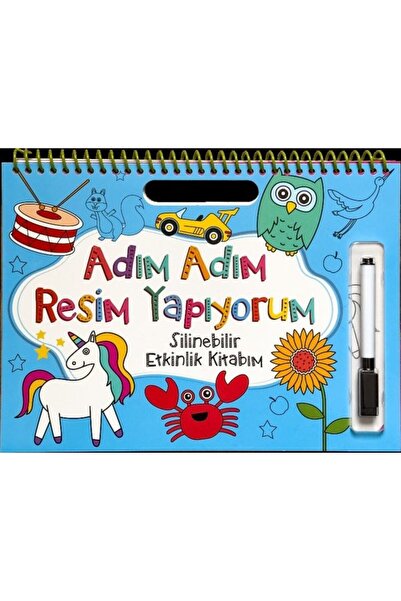 Genel Markalar Adım Adım Resim Yapıyorum - Mavi Kapak - Silinebilir Etkinlik ...