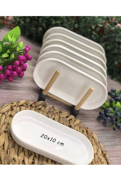 Çeyizova 4 Adet Oval Peynirlik / Kahvaltı Takımı / Sunumluk / Çerezlik