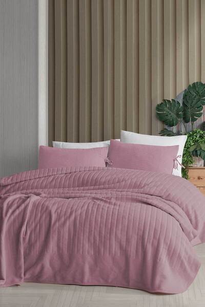 Elart Κουβέρτα Luna Embos Διπλή (220x240 εκ.) Αποξηραμένο τριαντάφυλλο