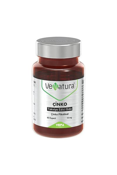 VeNatura 15 Mg Zinc Food Supplement - 60 Capsules