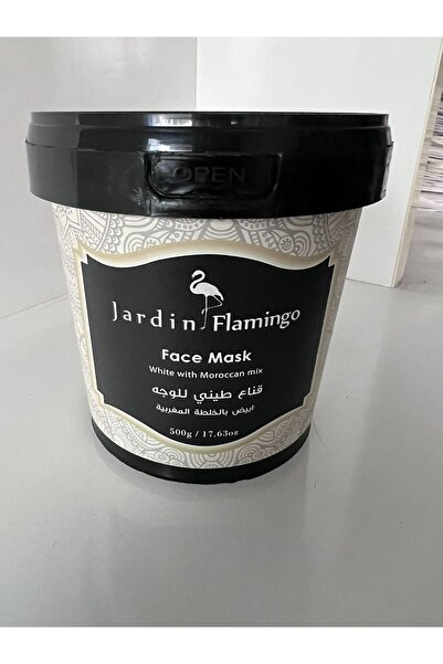 JARDİN FLAMİNGO FACE MASK WHITE WITH MOROCCAN MIX
