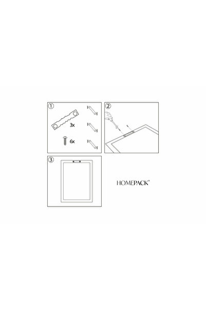 HOMEPACK Çerçeveli Tekli Tablo Modern Poster Tablo TK/151