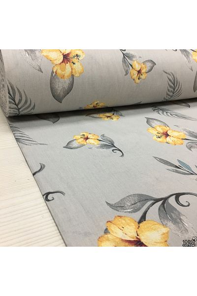 Renk Tekstil Σχέδιο κρίνο 100% βαμβακερό φυσικό ύφασμα ποπλίνας
