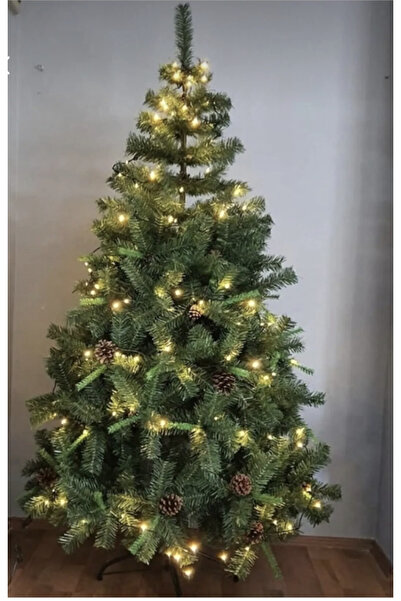 MEKA HOME 180 Cm 600 Dal Demir Ayaklı Gür Yılbaşı Çam Ağacı