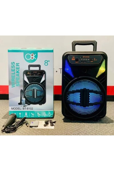 SIGHTZER KARAOKE MİKROFONLU BLUETOOTH HOPARLÖR FM RADYO SD KART USB GİRİŞLİ T...