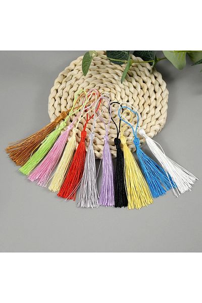 ESRA ŞELEM Mixed Color Tassel Hobby Accessory Tassels 100 Pieces
