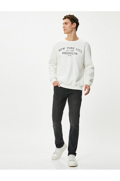 Koton Straight Fit Tube Leg Jeans - Mark Jean