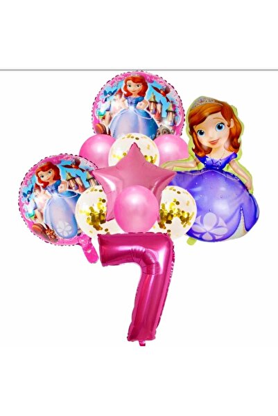 MFM Set baloane folie cu tema Sofia 7 ani 100 cm