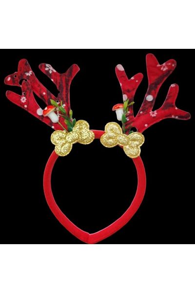 parti sürprizi New Year's Party Mushroom Deer Crown 1 Piece