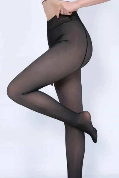 ICOLEXİN Thin Sock Look Thermal Plush Pantyhose