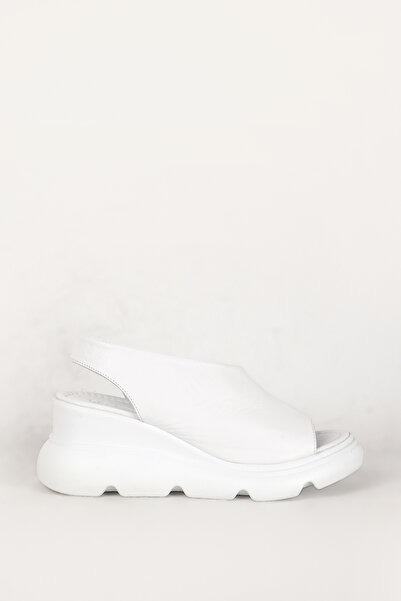 Dericlub DERİCLUB 7712 Genuine Leather Women's Sandals