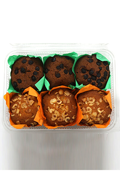 Dilek KARIŞIK MUFFİN KEK 6'LI (ÜZÜMLÜ PORTAKALLI & ÇİKOLATALI)