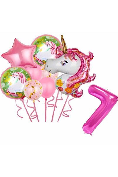 MFM Σετ μπαλόνι με θέμα το μονόκερο 7 ετών 100 cm