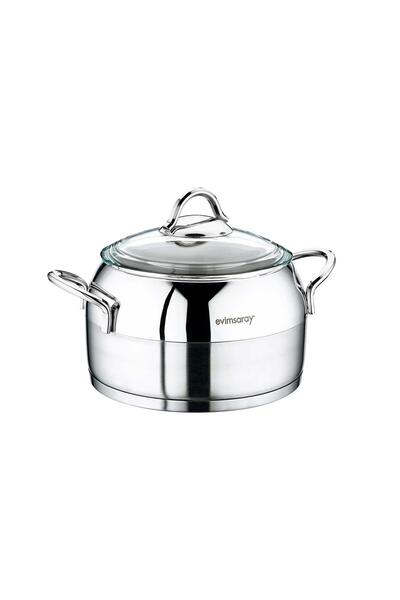 Evimsaray Venüs 8 Parça Tencere Seti Sade