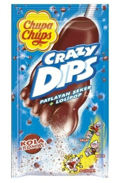 Chupa Chups Crazy Dips Kolalı 16 gr 24 Lü