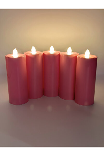 Led Mum 5 ad 15 cm pembe BATOM cap 6 cm