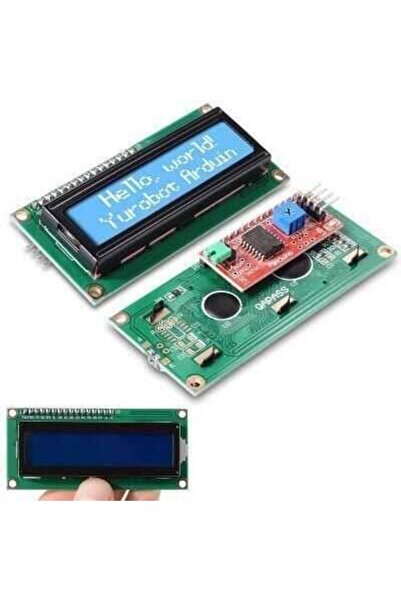China 2x16 Mavi Lcd Display I2C Modüllü