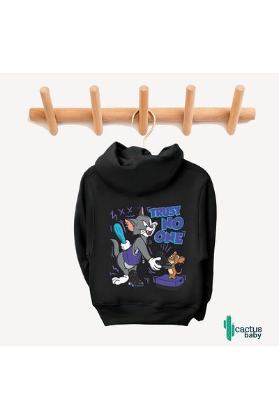CACTUS COLLECTION ДЕТСКИ СУИТШЪР С ОТПЕЧАН ПРЕДЕН ЗАДЕН ДИЗАЙН НА CACTUS BABY TOM JERRY
