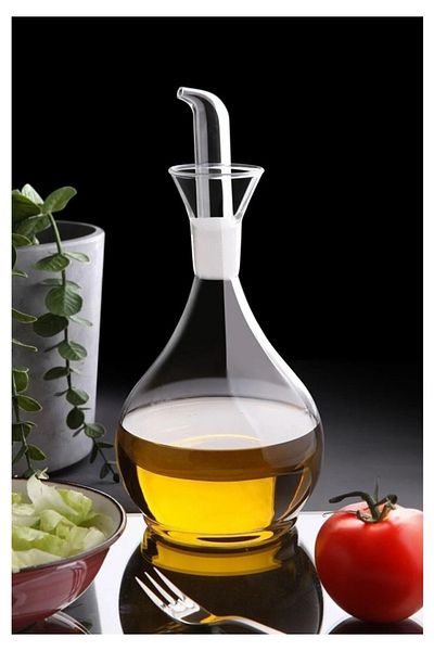Senin Dükkanın Chubby Borosilicate Glass Oil Bottle 900 Ml 1 Piece