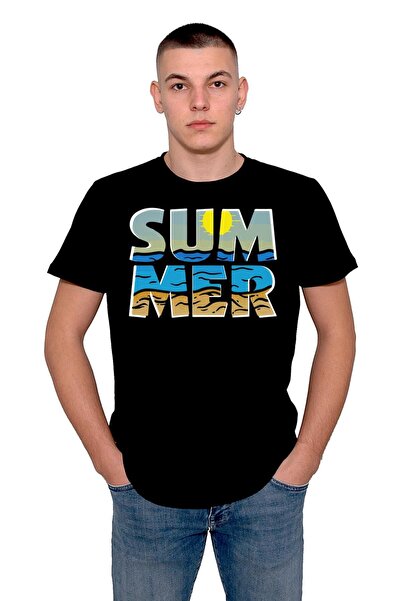 BIGROON Unisex majica za sunčanje - letnje plivanje, morski pesak T-shirt