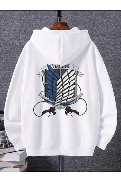 ARC Shoping Hanorac imprimat Attack On Titans - Oversize Hooded Raster