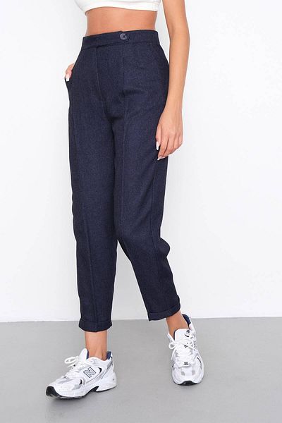 Addax High Waist Buttoned Trousers Pn3209-k5