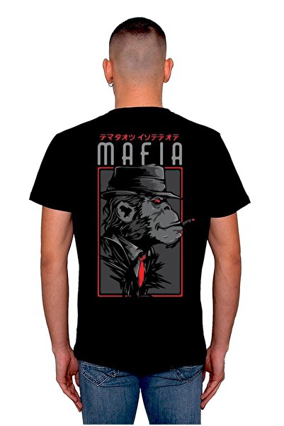 BIGROON Unisex majica "Mafija banda majmuna" u turskom stilu
