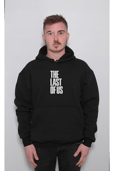BIGROON Hanorac cu glugă unisex cu model floral The Last Of Us